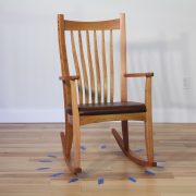 wooden rocking chair