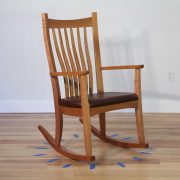 wooden rocking chair