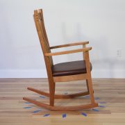 wooden rocking chair