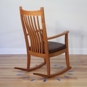 wooden rocking chair