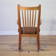 wooden rocking chair