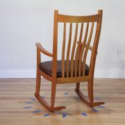 wooden rocking chair