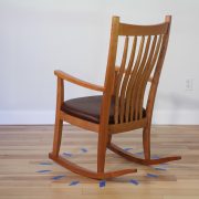 wooden rocking chair