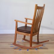 wooden rocking chair