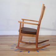 wooden rocking chair