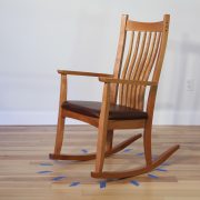 wooden rocking chair