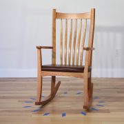 wooden rocking chair