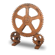 gear art - wooden art