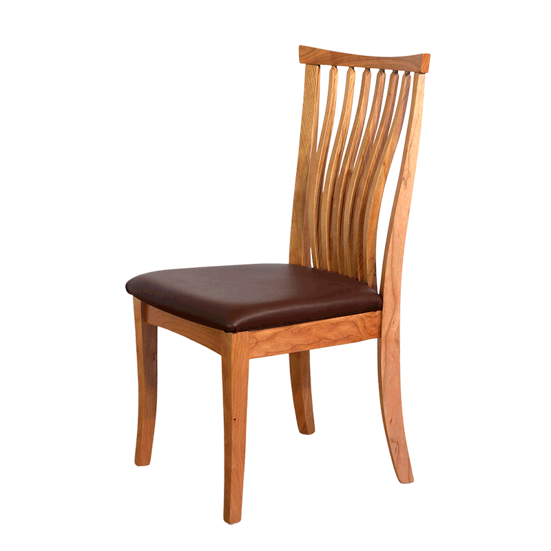 Ergonomic Solid Wood Leather Dining Chair Set Of atelieryuwa.ciao.jp